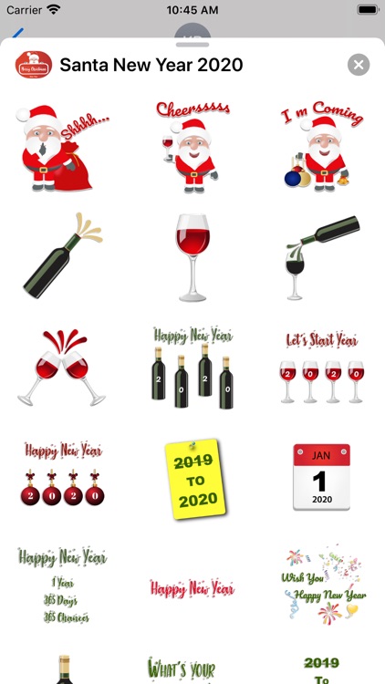 Santa New Year 2020
