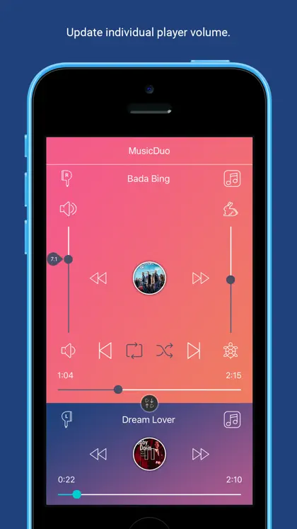 Captura de tela 3 de 5 de MusicDuo : Dual Songs Player