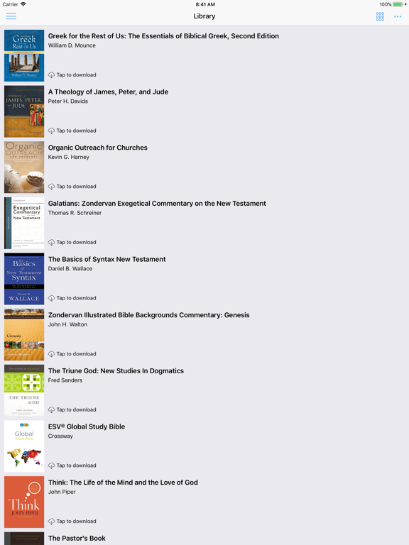 Screenshot #5 pour BibleMesh E-reader