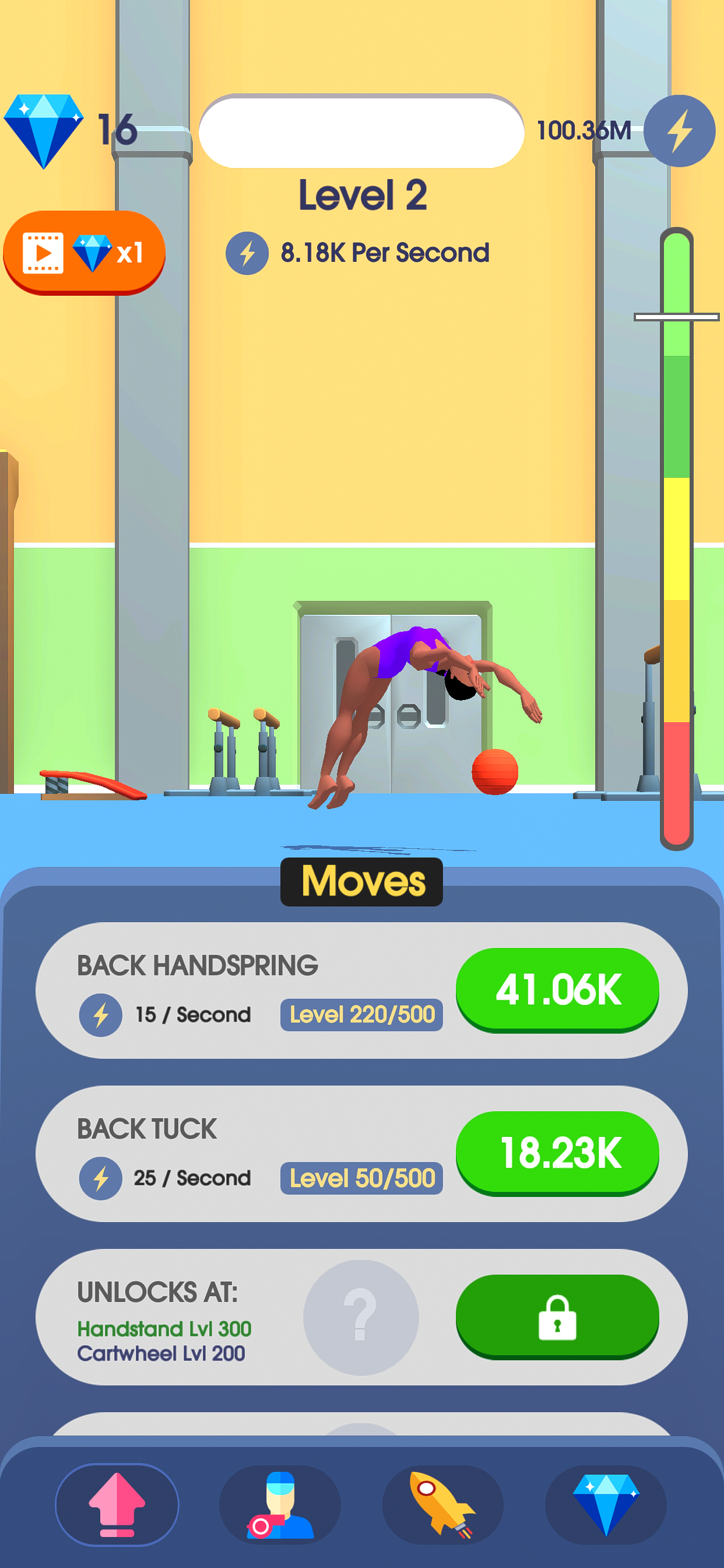 Idle Gymnastics
