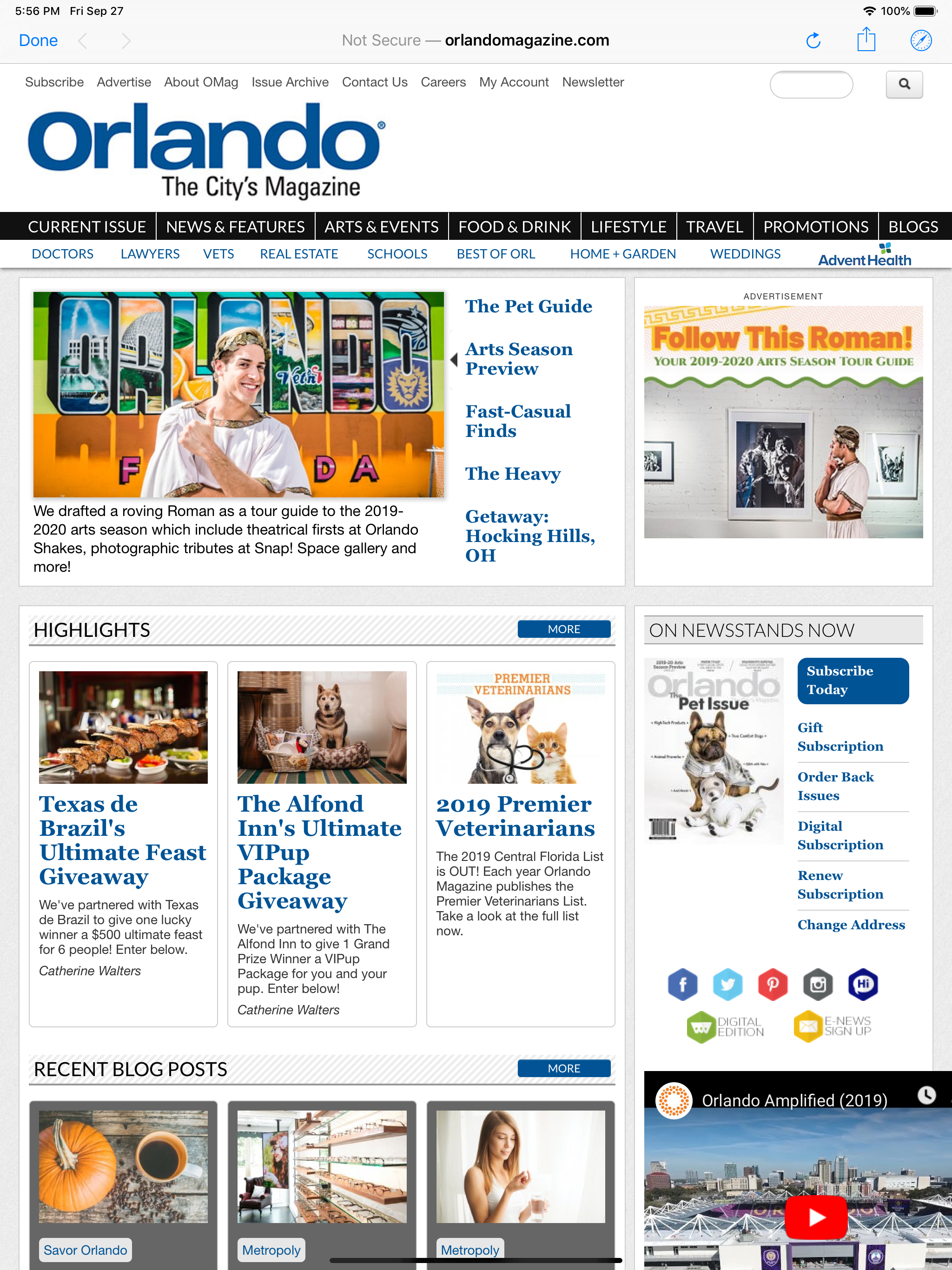 Orlando Magazine Insider
