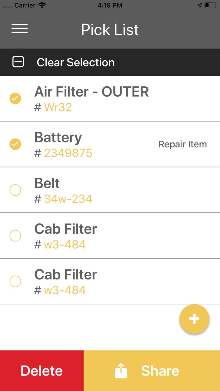 iPhone screenshot