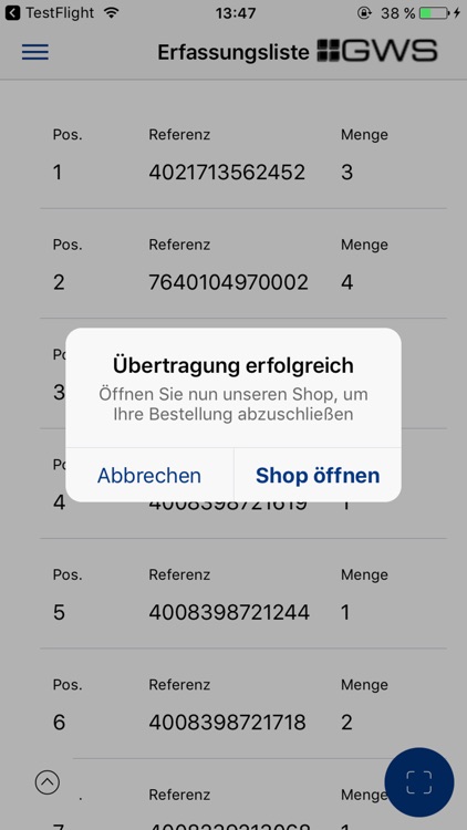 Schnellerfassung - Shop Add-on