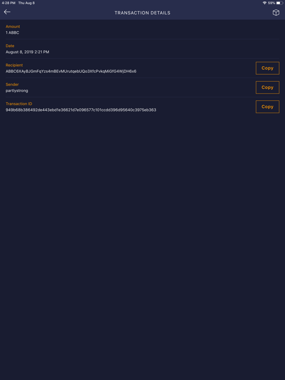 Screenshot #6 pour Aladdin Wallet