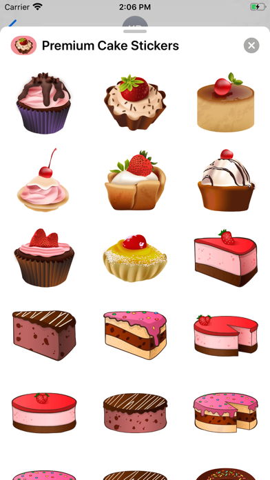 Screenshot #2 pour Premium Cake Stickers