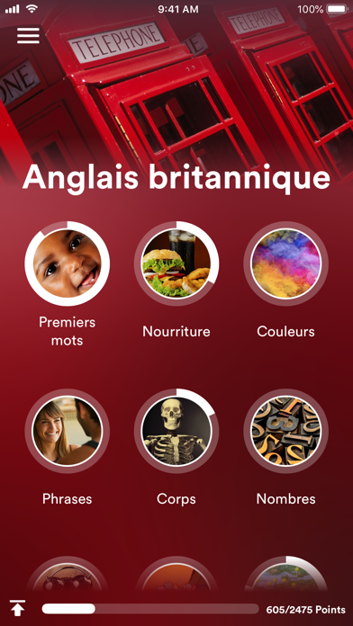 Screenshot #1 pour Apprenez l'anglais britannique