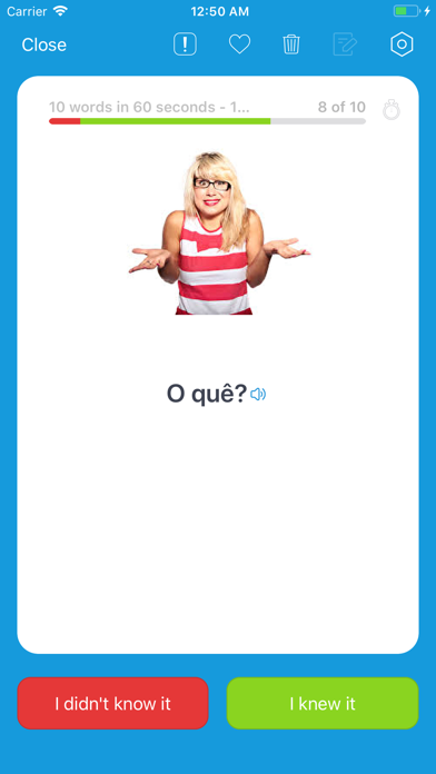Learn Portuguese: VocApp Vocab screenshot 2