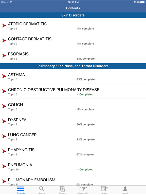 Screenshot #5 pour CURRENT CMDT Flashcards, 2/E