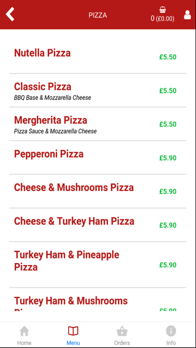 Screenshot #3 pour King Pizza WA8.