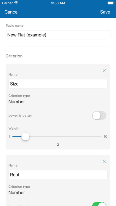 Screenshot #3 pour Prioritizer - Decision Maker