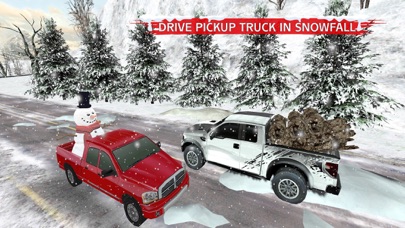 Winter Snow Giant Truck Drive screenshot 2