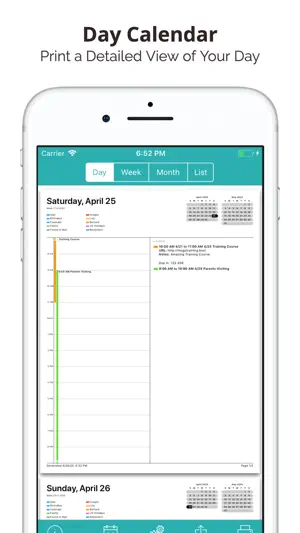 Cal Printer • Print Calendar screenshot 1
