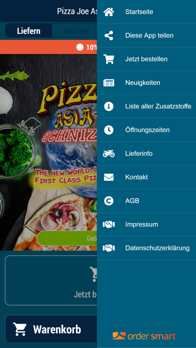 Pizza Joe Aschaffenburg Screenshot