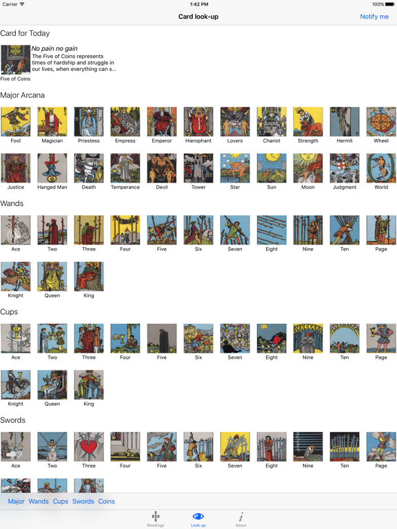 Screenshot #5 pour Learn Tarot