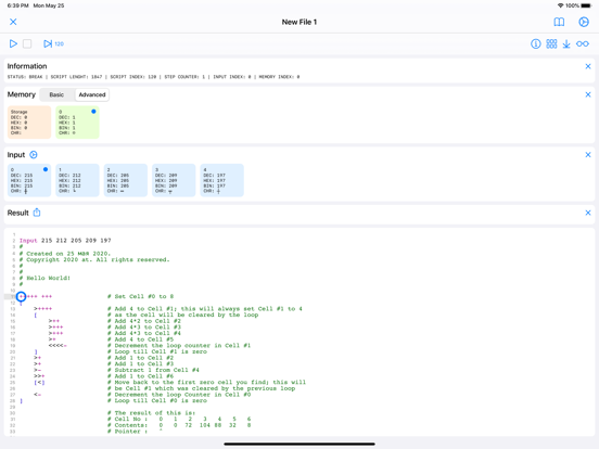 Screenshot #4 for Brainf*ck