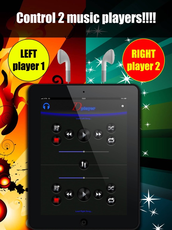 Screenshot #2 for Double Player for Music Pro