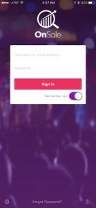 OnSale by TicketWeb screenshot #1 for iPhone