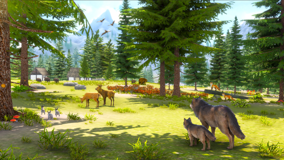 #1. The Alpha: Wolf RPG Simulator (iOS) 由: Dumitru Ene