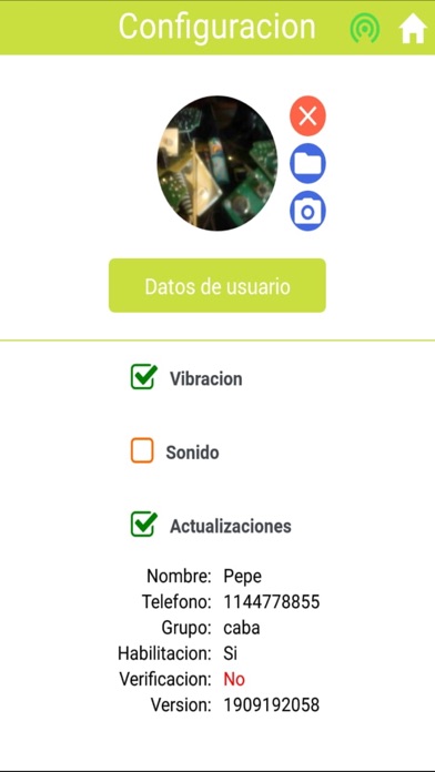 App screenshot