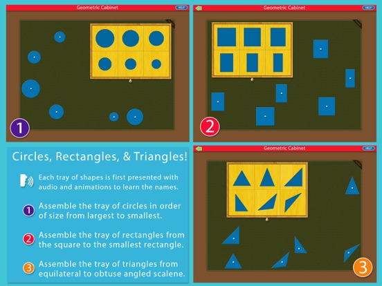 Screenshot #6 pour Montessori Geometric Cabinet