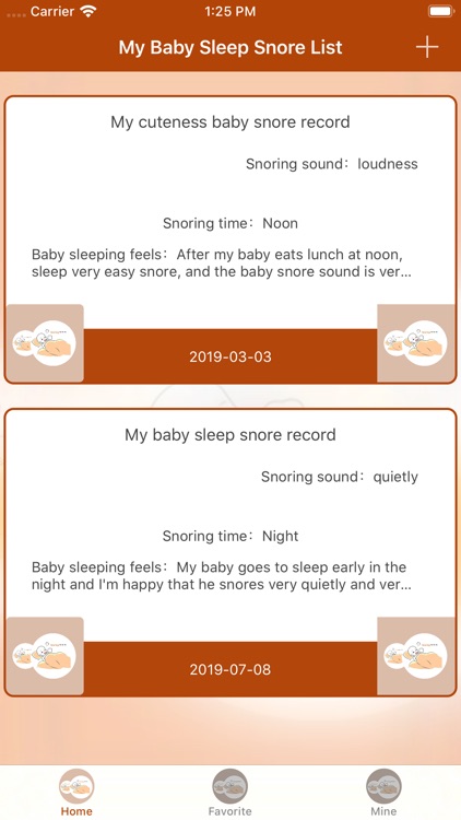 Baby Sleep Snore Record