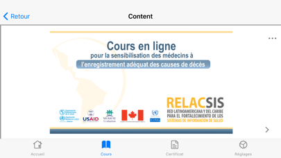 Screenshot #1 pour Curso Certificado Defunción