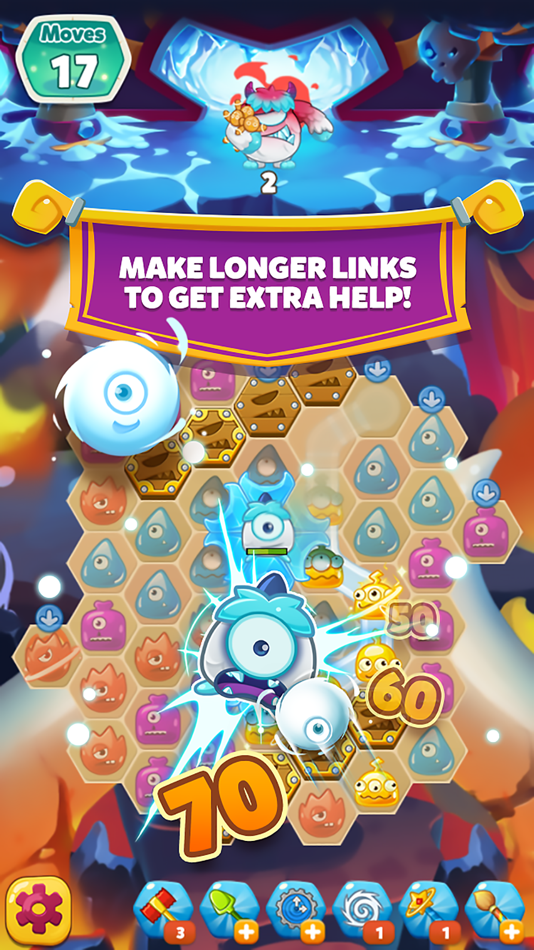 #1. Monster Busters: Ice Slide (iOS) Podle: PlayDog Soft Co., Ltd