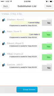 paycor time on demand:manager iphone screenshot 1