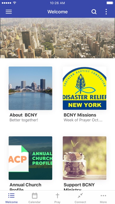 Baptist Convention of New York Screenshot