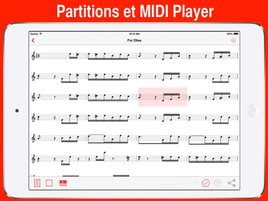 Screenshot #4 pour MIDI Partition