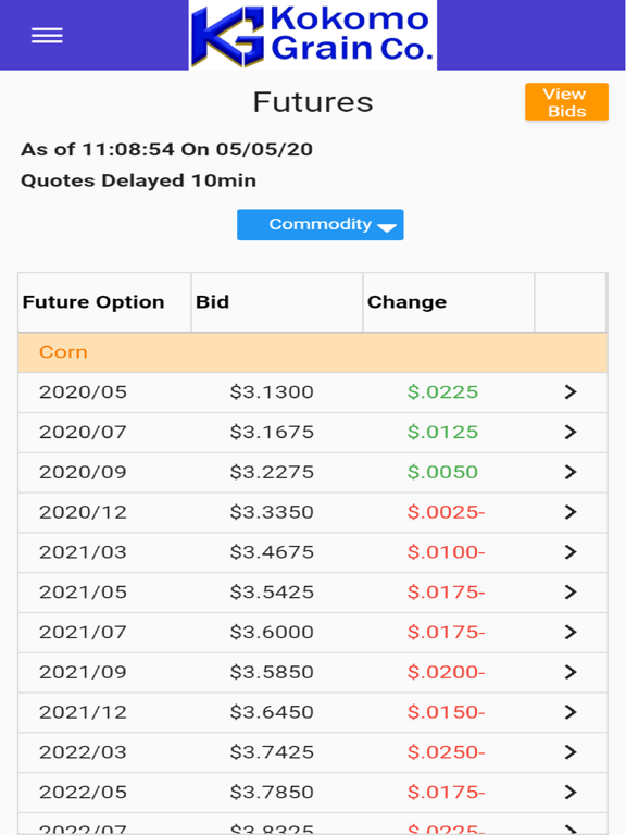 Kokomo Grain Co Grower Portal app screenshot 3