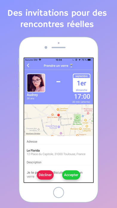 Daate - Rencontres réelles screenshot 3