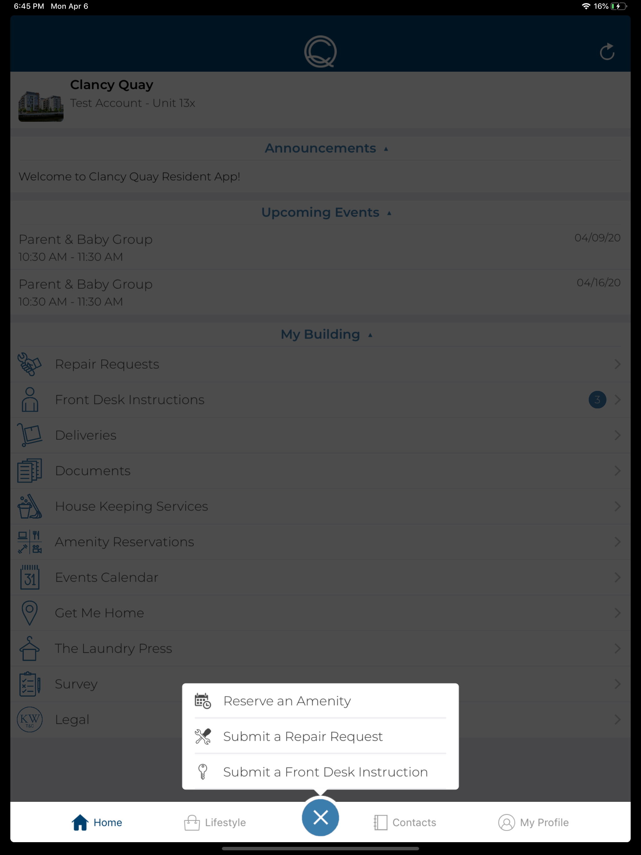 Clancy Quay Resident App screenshot 6