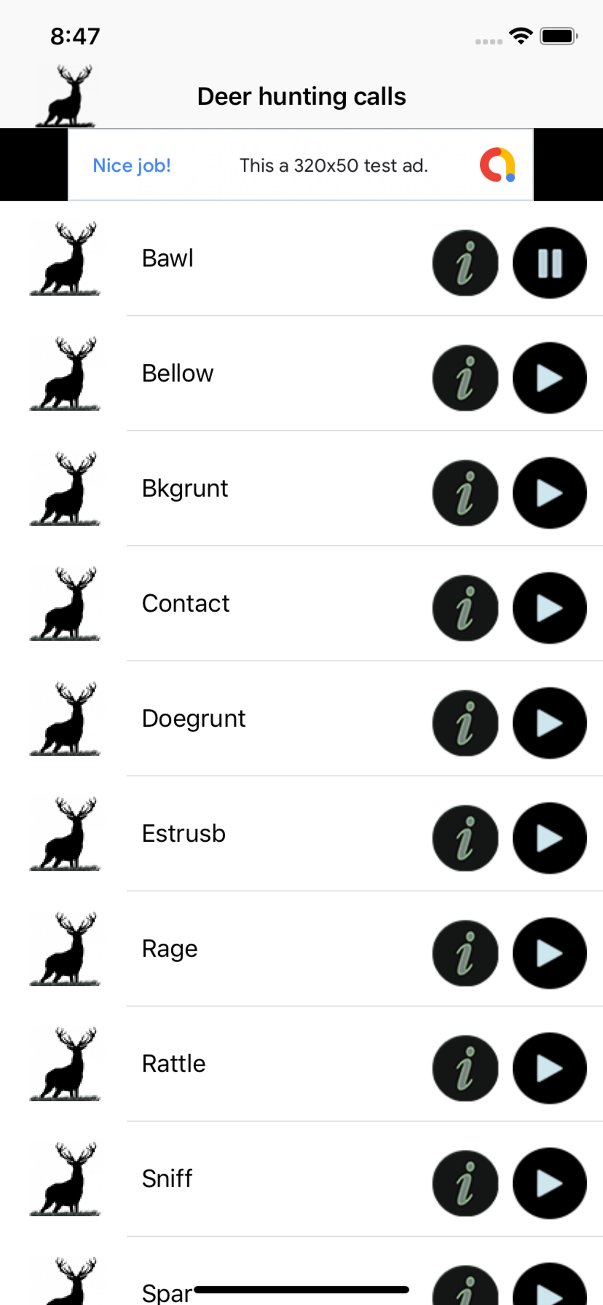Deer Hunting Calls - screenshot 2