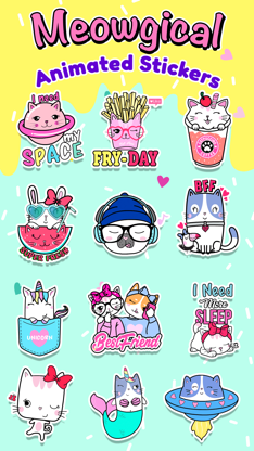 Meowgical: Animated Stickers screenshot 1