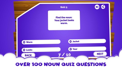 Learn Noun Quiz Games For Kids Screenshot