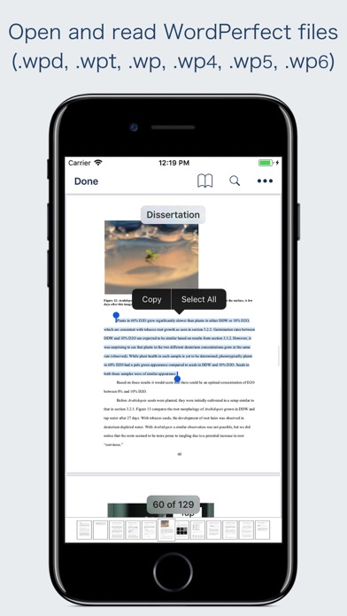 WPD Reader - for WordPerfect Screenshot