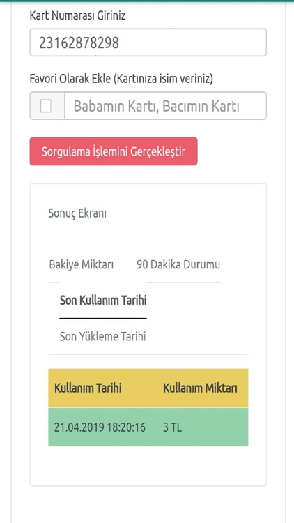 Bakiye Sorgulama screenshot-3