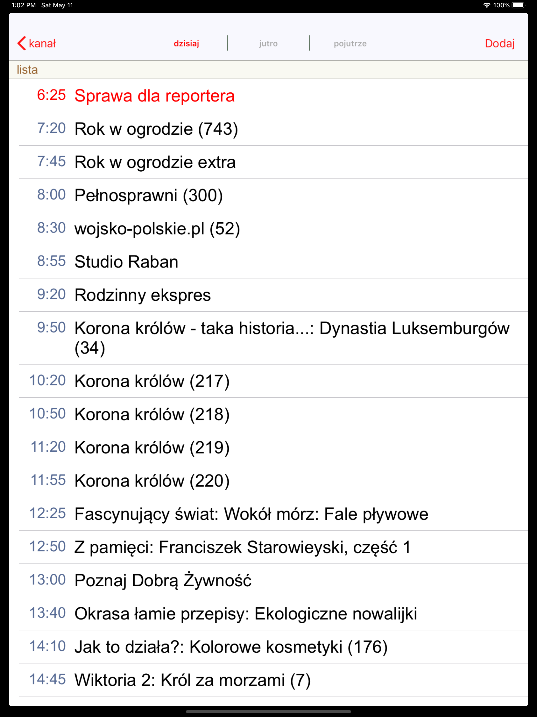 Program TV w Polsce