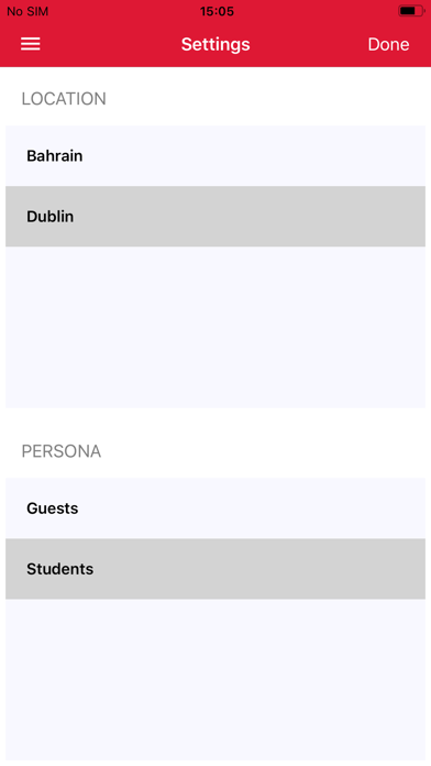 MyRCSI iPhone screenshot