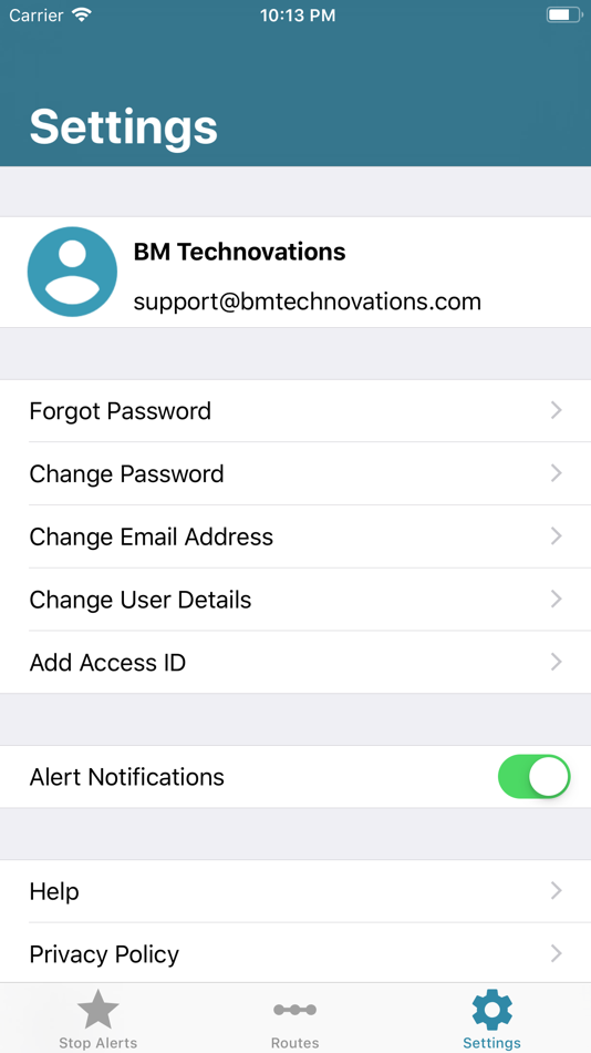 #7. Smart Bus App (iOS) Podle: BM Technovations