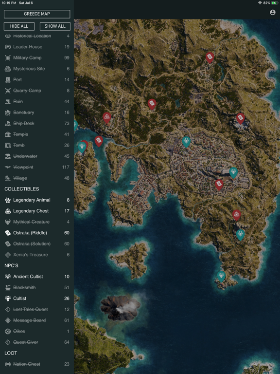 Screenshot #5 pour Unofficial Map for AC: Odyssey