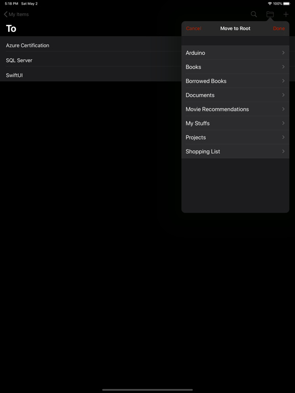 Screenshot #5 pour My Personal Items