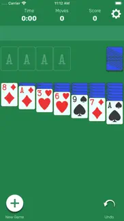 solitaire (classic card game) iphone screenshot 1