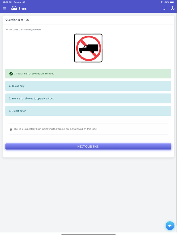 Screenshot #4 pour Louisiana OMV Permit Test