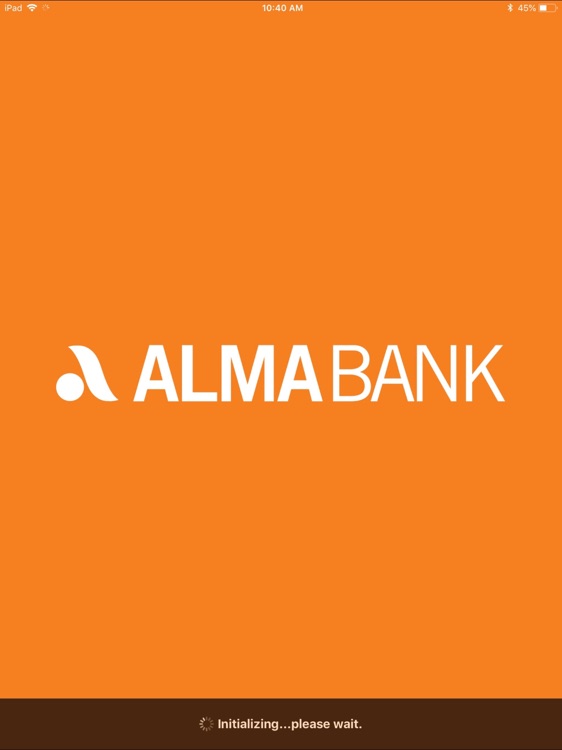 Alma Bank Mobile for iPad