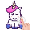 Icon Unicorn Color by Number +