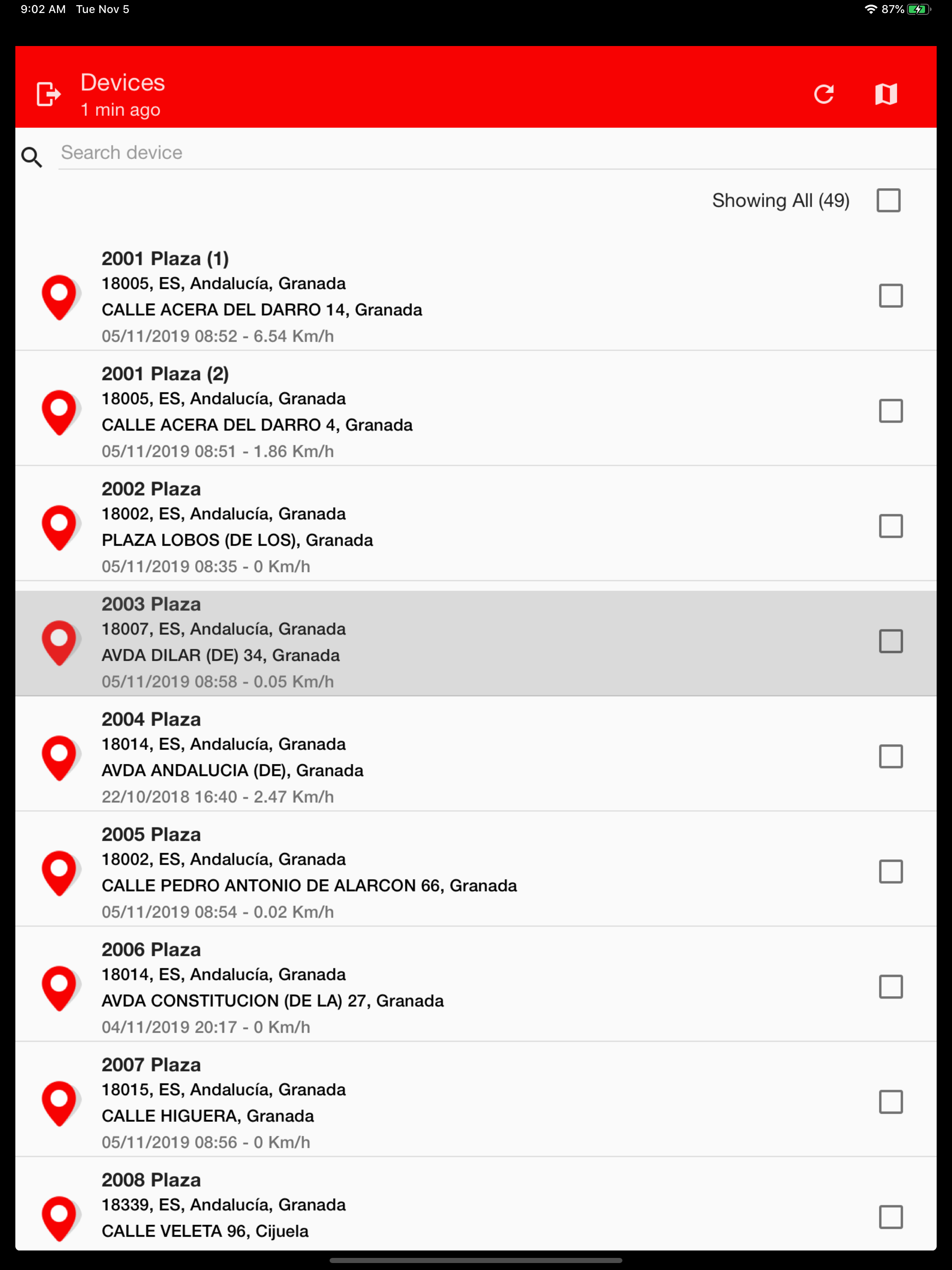 ITSOFT Visor TrackGPS screenshot 3