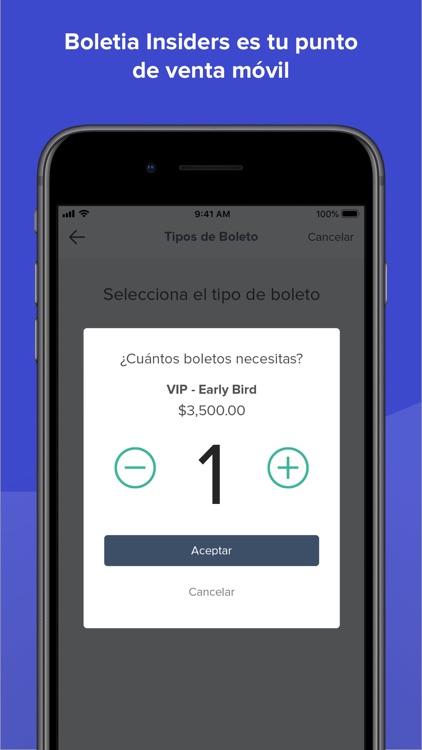 Insiders: Imprime boletos