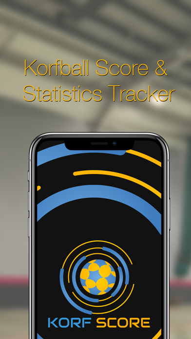 KorfScore: Korfball Game Stats app screenshot